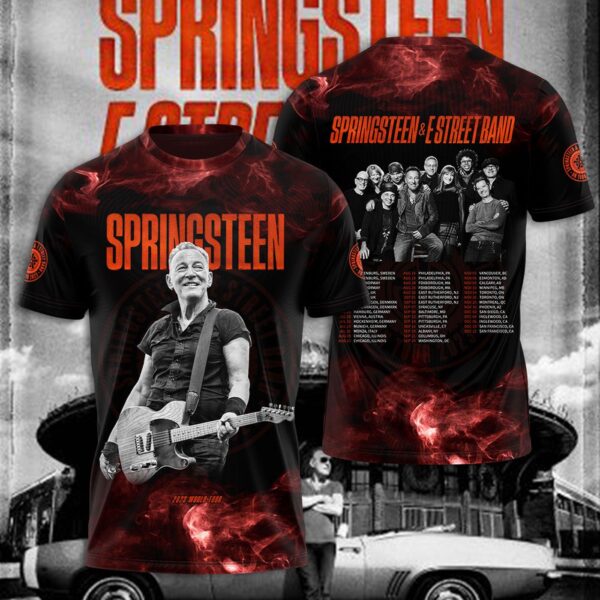 Bruce Springsteen 3D T-Shirt Hoodie Sweatshirt – Gift  for Men Women
