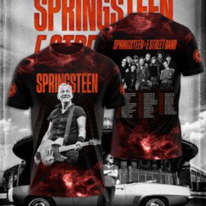 Bruce Springsteen 3D T-Shirt Hoodie Sweatshirt – Gift for Men Women 3