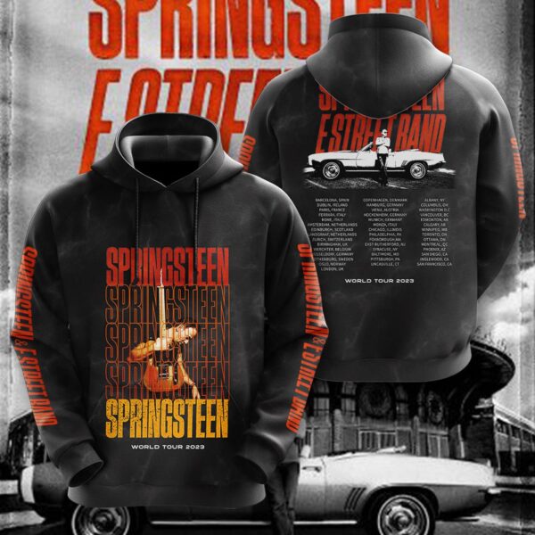 Bruce Springsteen 3D T-Shirt Hoodie Sweatshirt – Gift  for Men Women