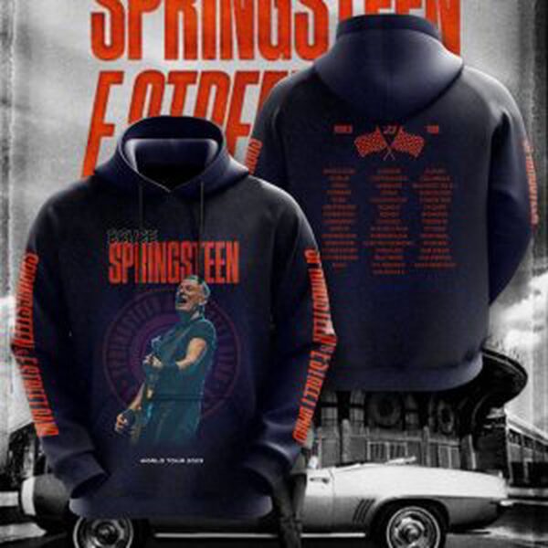 Bruce Springsteen 3D T-Shirt Hoodie Sweatshirt – Gift  for Men Women