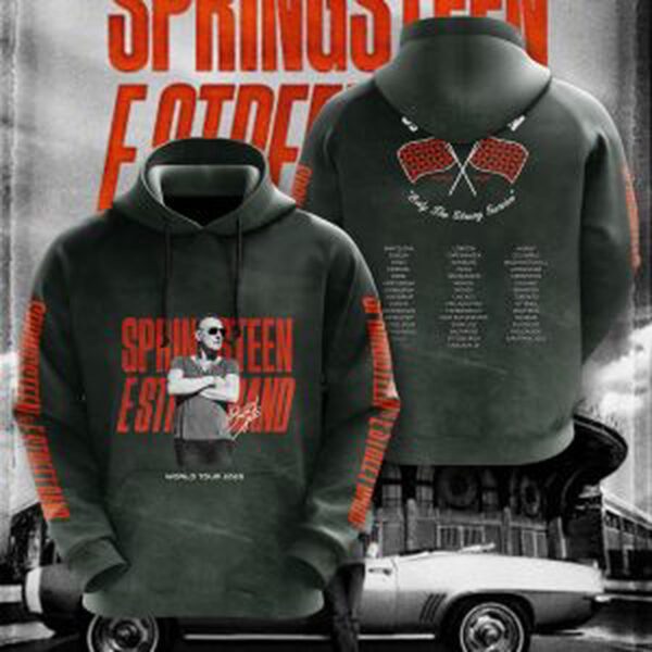 Bruce Springsteen 3D T-Shirt Hoodie Sweatshirt – Gift  for Men Women