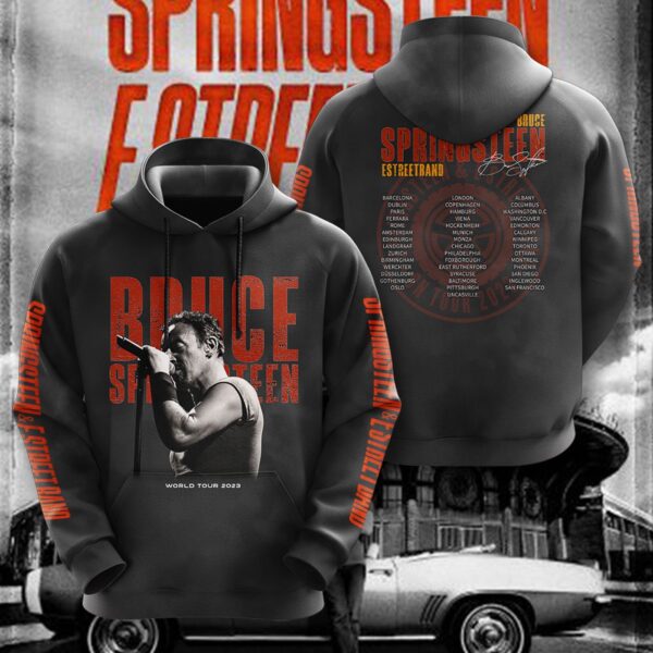 Bruce Springsteen 3D T-Shirt Hoodie Sweatshirt – Gift  for Men Women