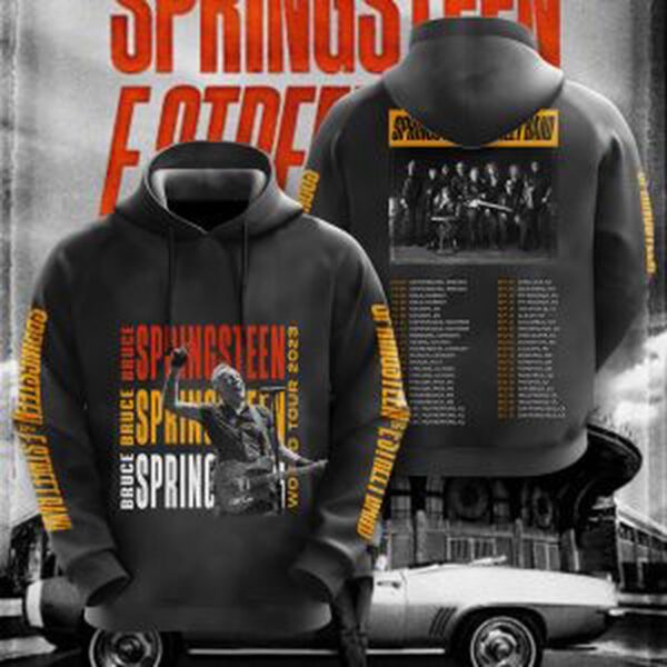 Bruce Springsteen 3D T-Shirt Hoodie Sweatshirt – Gift  for Men Women