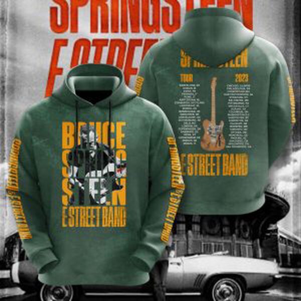Bruce Springsteen 3D T-Shirt Hoodie Sweatshirt – Gift  for Men Women