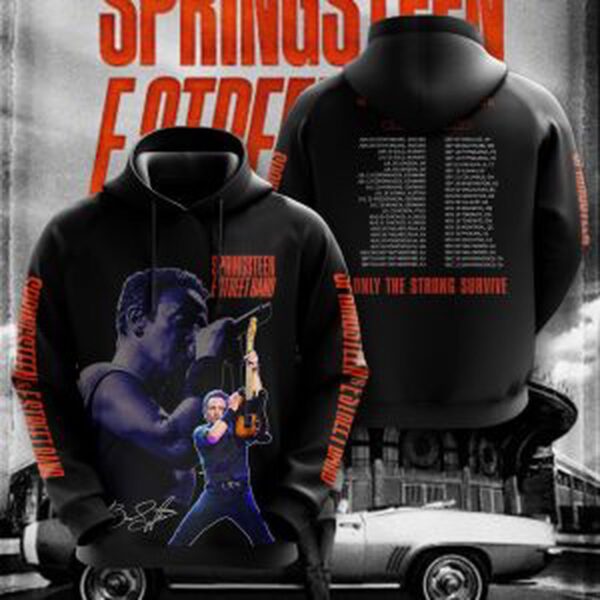 Bruce Springsteen 3D T-Shirt Hoodie Sweatshirt – Gift  for Men Women