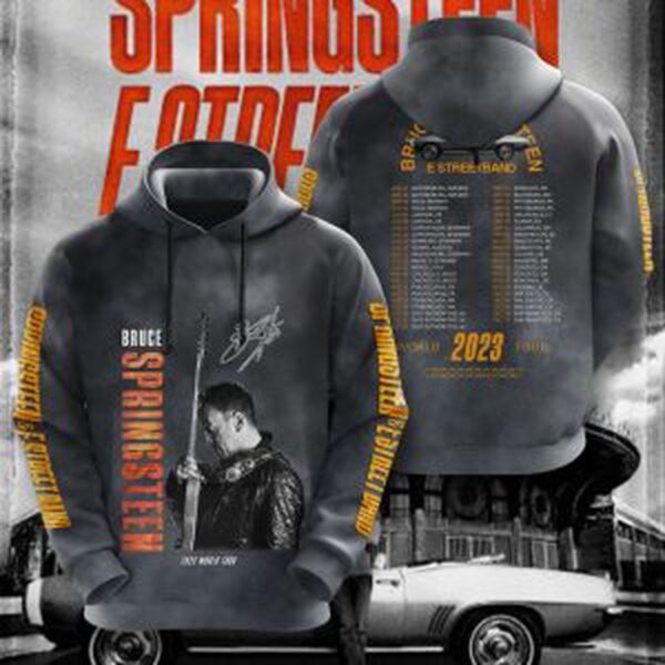 Bruce Springsteen 3D T-Shirt Hoodie Sweatshirt – Gift  for Men Women
