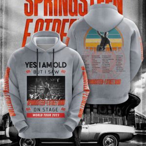 Bruce Springsteen 3D T-Shirt Hoodie Sweatshirt – Gift  for Men Women