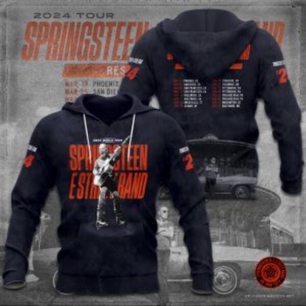 Bruce Springsteen 3D T-Shirt Hoodie Sweatshirt – Gift  for Men Women