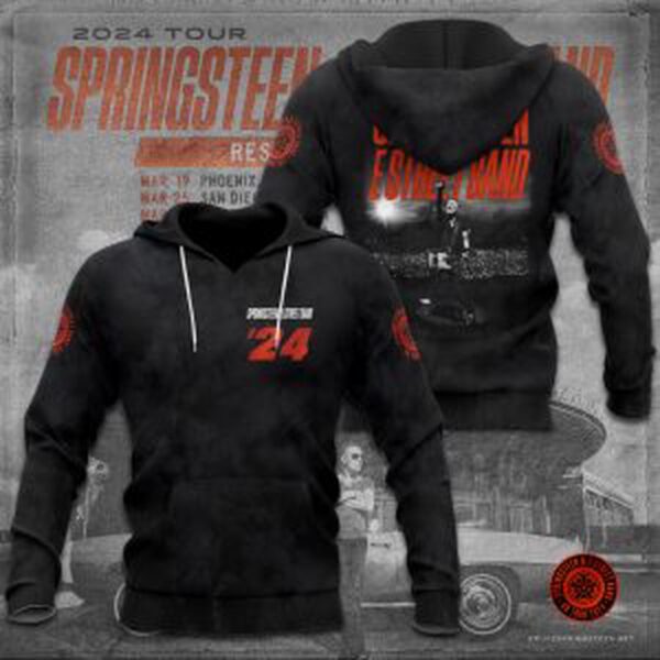 Bruce Springsteen 3D T-Shirt Hoodie Sweatshirt – Gift  for Men Women