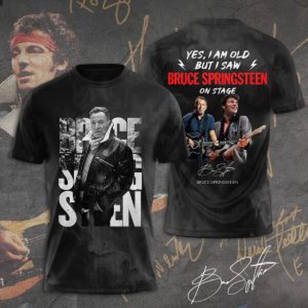 Bruce Springsteen 3D T-Shirt Hoodie Sweatshirt – Gift  for Men Women