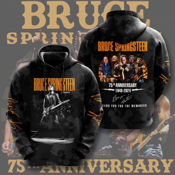 Bruce Springsteen 3D T-Shirt Hoodie Sweatshirt – Gift  for Men Women