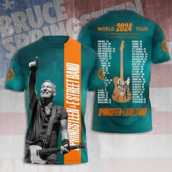 Bruce Springsteen 3D T-Shirt Hoodie Sweatshirt – Gift  for Men Women