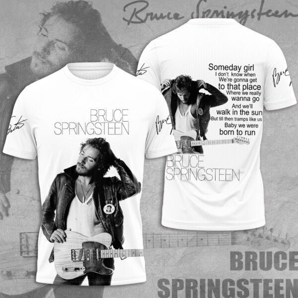 Bruce Springsteen 3D T-Shirt Hoodie Sweatshirt – Gift  for Men Women