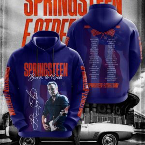 Bruce Springsteen 3D T-Shirt Hoodie Sweatshirt – Gift  for Men Women