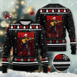 Bruce Springsteen 3D Ugly Sweater – Gift for Men Women 1