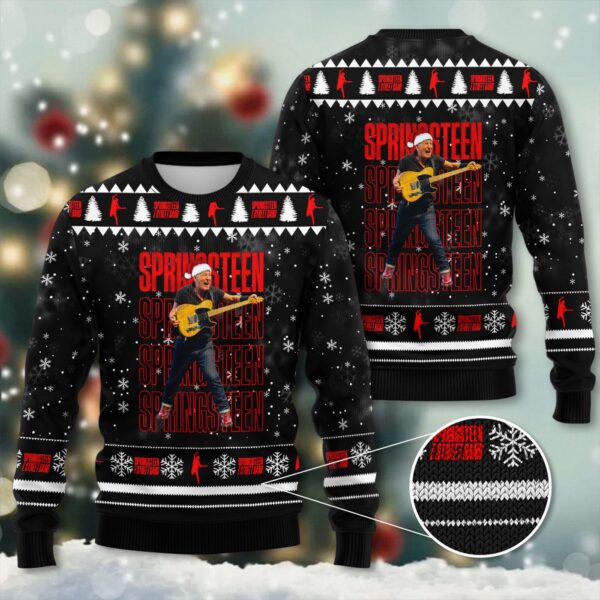 Bruce Springsteen 3D Ugly Sweater – Gift  for Men Women
