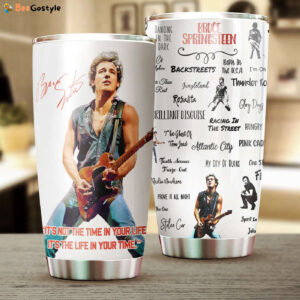 Bruce Springsteen Tumbler Cup Gift for Men Women