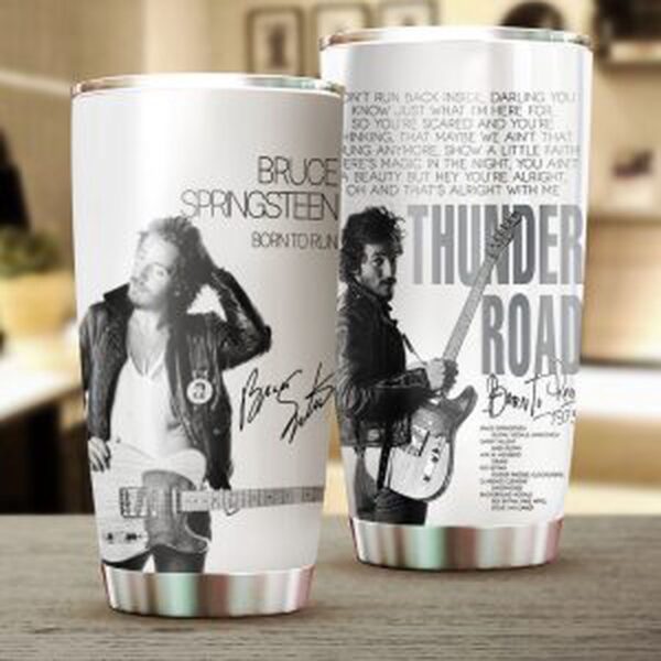 Bruce Springsteen Tumbler Cup Gift for Men Women