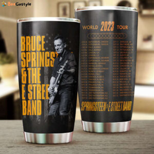 Bruce Springsteen Tumbler Cup Gift for Men Women