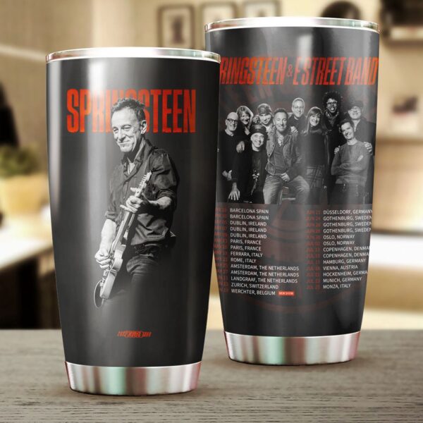 Bruce Springsteen Tumbler Cup Gift for Men Women