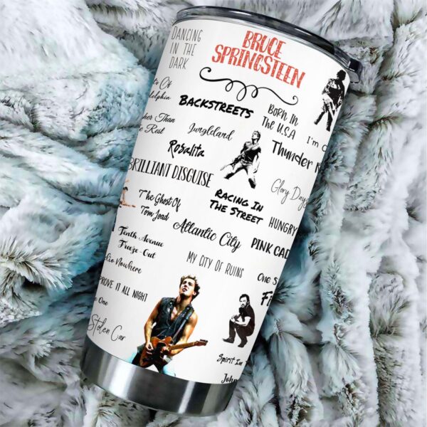 Bruce Springsteen Tumbler Cup Gift for Men Women