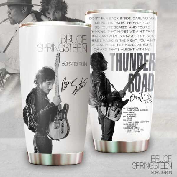 Bruce Springsteen Tumbler Cup – Gift for Men Women