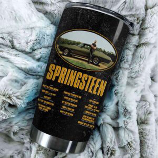 Bruce Springsteen Tumbler Cup Gift for Men Women