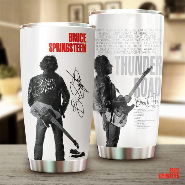 Bruce Springsteen Tumbler Cup Gift for Men Women