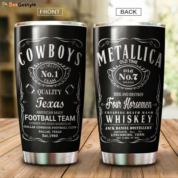 Buy Metallica Cowboys Stainless Steel Tumbler