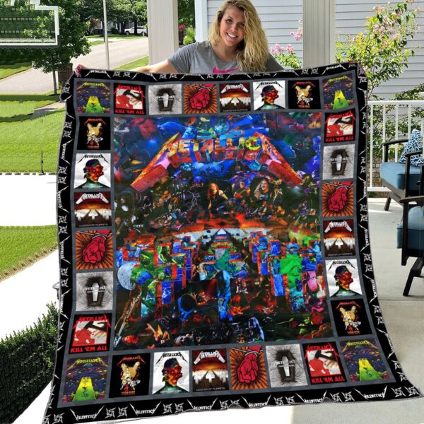 Character H Metallica Quilt Blanket For Fan 3D