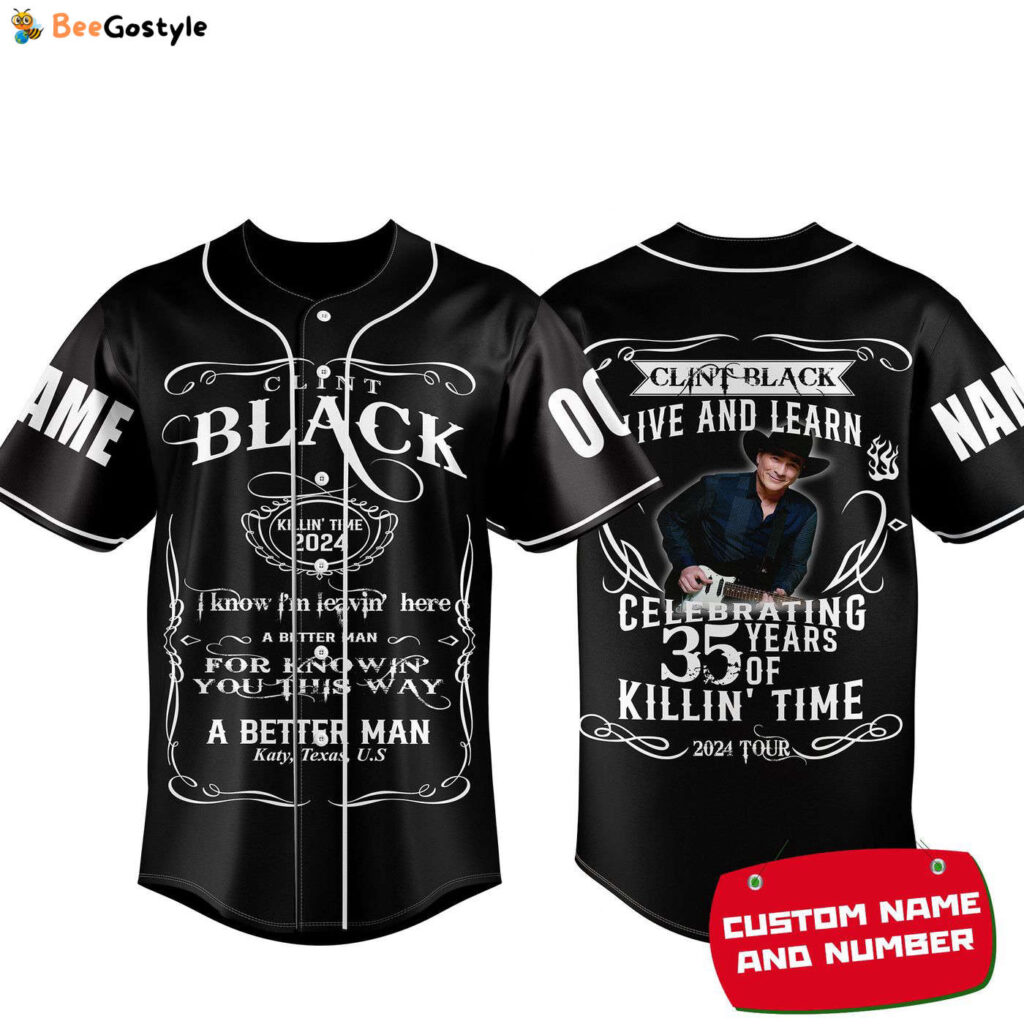 Clint Black Baseball Jersey For Men Women And Kids Gift Clint Black Baseball Jersey For Men Women And Kids Gift