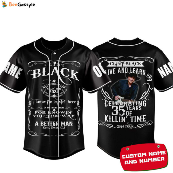 Clint Black Baseball Jersey For Men Women And Kids Gift