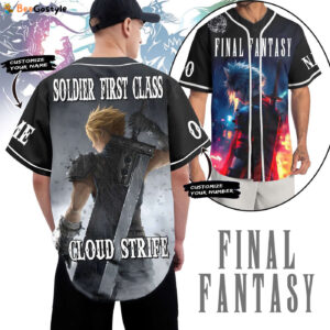 Cloud Strife Baseball Jersey For Men Women And Kids Gift