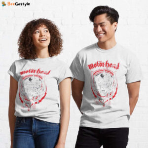 Vintage Motorhead Illustration Fan Art Classic T-Shirt - Cool Back Design