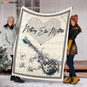 Custom Blanket Metallica – Nothing Else Matters Blanket – Fleece Blanket