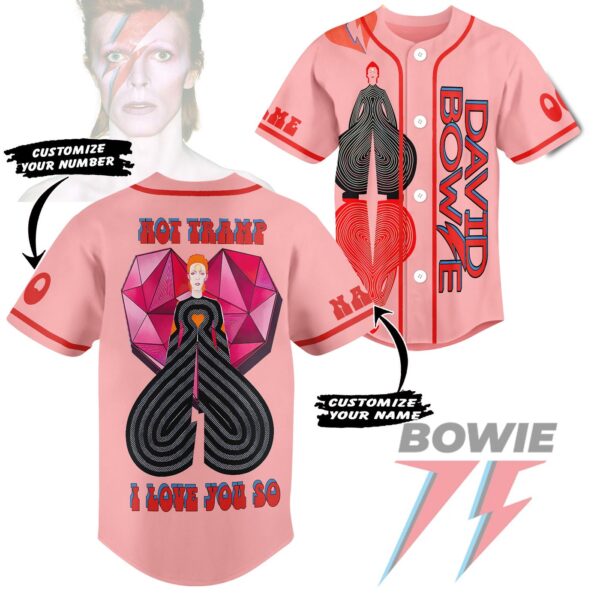 David Bowie Baseball Jersey For Men Women And Kids Gift