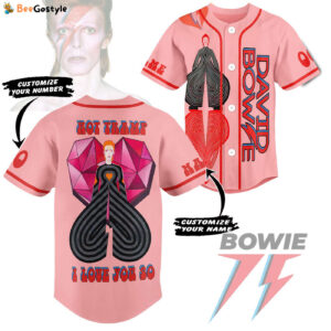 David Bowie Baseball Jersey For Men Women And Kids Gift