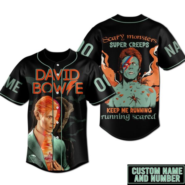 David Bowie Baseball Jersey For Men Women And Kids Gift