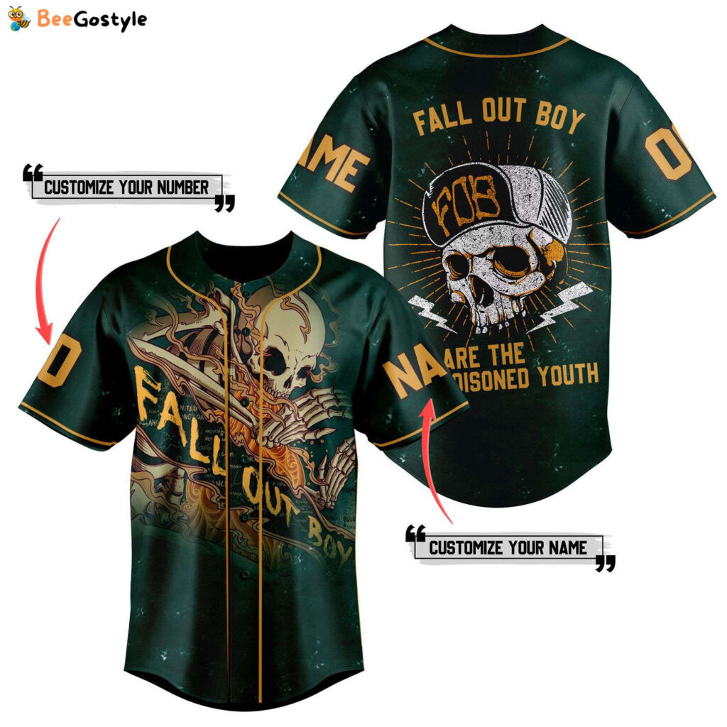 Fall Out Boy Baseball Jersey For Men Women And Kids Gift Fall Out Boy Baseball Jersey For Men Women And Kids Gift