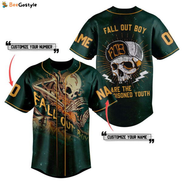 Fall Out Boy Baseball Jersey For Men Women And Kids Gift