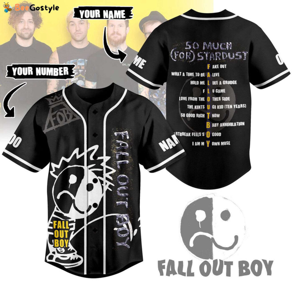 Fall Out Boy Baseball Jersey For Men Women And Kids Gift Fall Out Boy Baseball Jersey For Men Women And Kids Gift