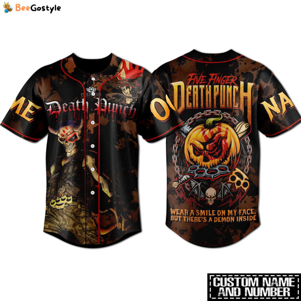Five Finger Death Punch Baseball Jersey For Men Women And Kids Gift Five Finger Death Punch Baseball Jersey For Men Women And Kids Gift