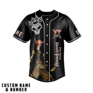 Five Finger Death Punch Baseball Jersey For Men Women And Kids Gift 1