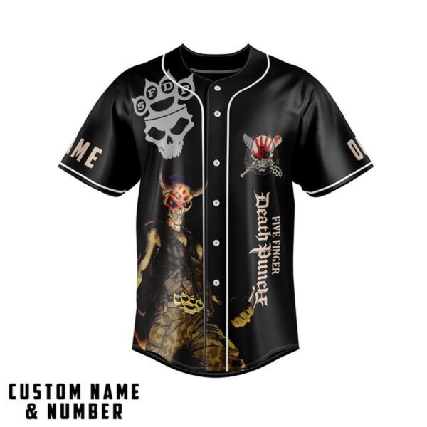 Five Finger Death Punch Baseball Jersey For Men Women And Kids Gift