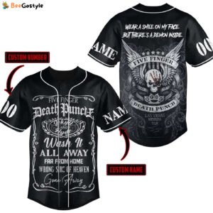 Five Finger Death Punch Baseball Jersey For Men Women And Kids Gift