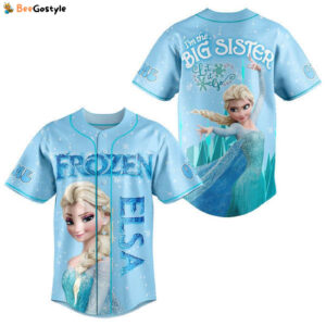 Frozen Elsa Baseball Jersey For Men Women And Kids Gift