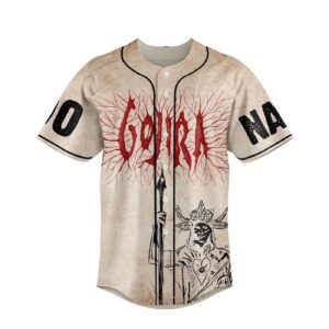 Gojira And Mastodon Baseball Jersey For Men Women And Kids Gift 1