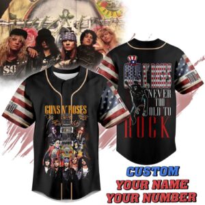 Guns N Roses Baseball Jersey For Men Women And Kids Gift 1