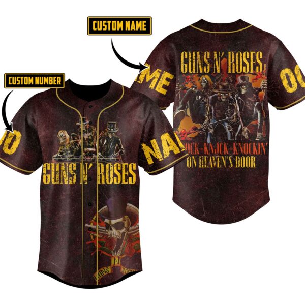 Guns N Roses Baseball Jersey For Men Women And Kids Gift