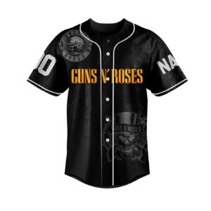 Guns N Roses Baseball Jersey For Men Women And Kids Gift 1